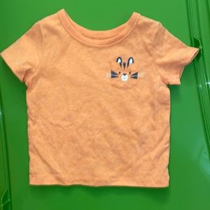 Jumping beans 9 month tiger shirt baby boy orange